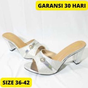 Sandal Branded Wanita Sendal Original Import Heel Terbaru Big Size