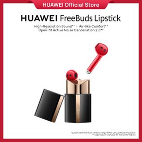 HUAWEI FreeBuds Lipstick | Wireless Bluetooth Open-fit Earphones with Active Noise Cancellation 2.0 | Stainless Steel Wired Charging Case | High-Resolution Sound Triple-Mic Earbuds | Dual-Device Connection