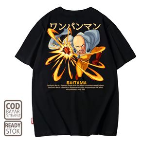 Kaos SAITAMA ONE PUNCH MAN 02 Baju Anime Jepang T-Shirt Anime Manga ALVACLOTH Premium