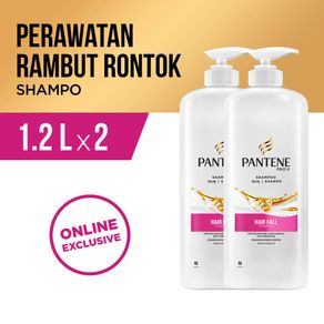 Pantene Shampoo Hairfall 1200ml (Paket Isi 2)