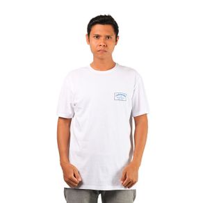 Quiksilver Screen Tee In Square Circle Ss Id White