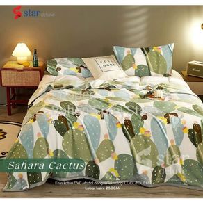 Bahan Kain Sprei Star - Sahara Cactus