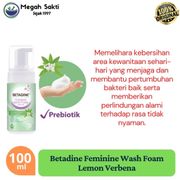 Megah Sakti - Betadine Feminine Wash Foam Fresh And Active Lemon Verbena 100 mL