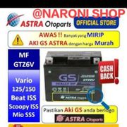 no brand Aki GS Astra GTZ6V Idling Stop Battery Vario Thecno (Dijamin Asli) O #KODE= 8