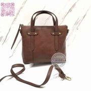 FOSSIL Felicity Satchel in Brown Leather