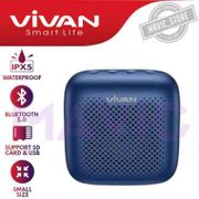 Baru Speaker Bluetooth Waterproof Vivan VS1 Outdoor Speaker Akitf Mini - Blue Diskon