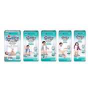 DIAPERS SWEETY SILVER S66 M60 L54 XL44 XXL36