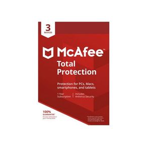 AntiVirus McAfee Total Protection 3 Device 1 year