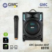 Speaker Gmc 897H 897R Portable Bluetooth Free Mic - 897H, Gmc Diskon