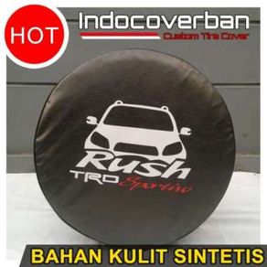 Cover Ban / Sarung Ban Serep Toyota Rush Siluet Kulit MBTech