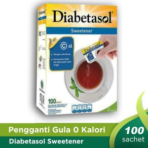 Diabetasol Zero Calorie Sweetener 100 X 15 G (Sachet)