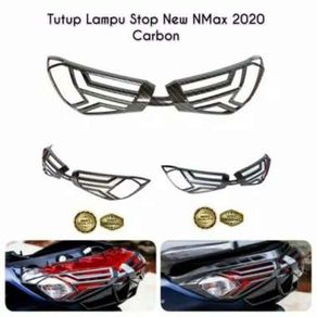 COVER LAMPU STOP NMAX NEW 2020 KARBON NEMO