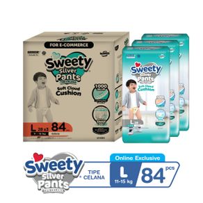 Sweety Popok Silver Pants L 3x28 [Special E-commerce Packaging]