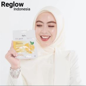 Reglow Sheetmask Glowing Skin Treatment Original By Dr. Shindy Putri Official Resmi | Mengglowingkan | Membersihkan | anti Aging | Mencegah Penuaan | Flek | Jerawat | Mencerahkan