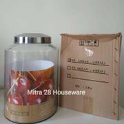 TOPLES KACA ASINAN 1 BULAT BESAR KEDAP UDARA DLX TOPLES KERUPUK 15 LTR