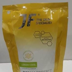 JF Derma Protect Green Cool Reffil - 200 ML / JF Sulfur Sabun Cair / HIJAU