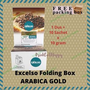 excelso folding box arabica gold kopi bubuk