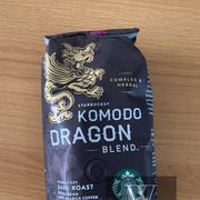 starbucks cafe verona - whole bean dark roast 250gr biji kopi coffee - komodo dragon sangat halus