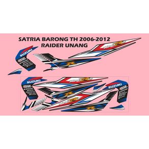 STRIPING STIKER LIST VARIASI SATRIA FU LAMA BARONG 2006 - 2012 GRAFIS RAIDER UNANG
