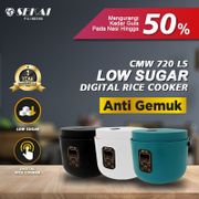 SEKAI Rice Cooker Digital Low Sugar Low Carbo Anti Gemuk - CMW 720 LS PROMO MURAH