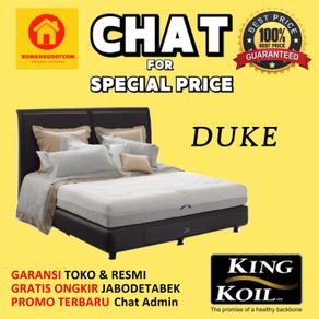 kasur full latex kingkoil - kasur latex duke - king koil - 100 ksr only