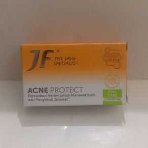 JF SULFUR THE SKIN SPECIALIST ACNE PROTECT OILY CARE CLEANSER BAR 65 GR