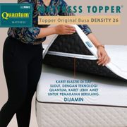 pelapis kasur springbed /alas kasur /matras topper uk100 via jne kargo