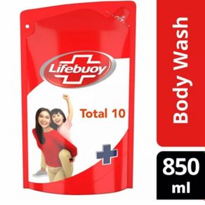 lifebuoy sabun mandi cair 900ml - merah