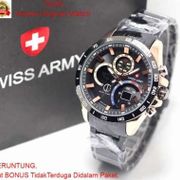 TERLARIS PROMO!! jam tangan Swiss Army Digital and Analog-jam tangan pria stainlees steel SA-7657/lengkap dengan box