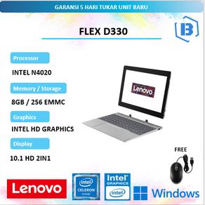 Lenovo Slim D330 Flex TOUCH - N4020 8GB 256GB W10Pro