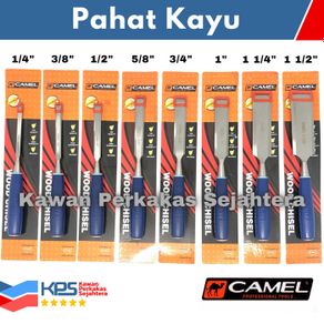 camel pahat kayu 1/4 - 3/8 - 1/2 - 5/8 - 3/4 - 1 - 1 1/4 - 1 1/2 inch - 1/4 inch