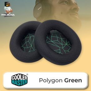 earpad busa foam cushion cooler master mh630 mh650 mh670 mh752 earcup - polygon green