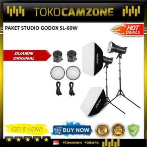 Paket Studio Godox SL-60W / SL60W / SL 60W
