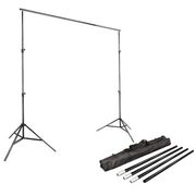 taffstudio bracket stand 3m untuk backdrop foto studio - bs-300 black