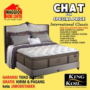 kasur king koil international classic - king koil signature collection - 160 ksr only