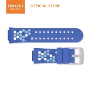 tali jam tangan anak imoo watch phone y1 strap original ( tanpa baut ) - blue