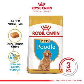 Royal Canin Poodle Puppy (3kg) Dry Makanan Anak Anjing - Breed Health Nutrition