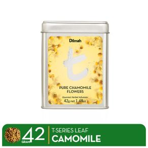 dilmah t-med caddy pure camomile flowers 42gr - loose tea - daun teh