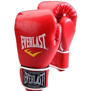 sarung tinju wjr everlast - boxing glove everlast - boxing muaythai - merah 8oz