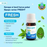 BONUS VCO - FRESH - Bye Cough & Flu Sipopo Essential Oil Batuk Pilek Anak
