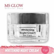 nightcream ms glow whitening krim malam ms glow whitening night cream