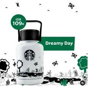 Original Starbucks X Kreaby Tumbler 1 Liter Reusable Starbuck Bottle Plastic Reusable Water Bottle 1 Liter