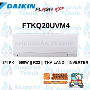 Daikin AC Split 3/4 PK R32 Thailand Flash Inverter - FTKQ20UVM4