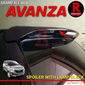 AVANZA GRAND ALL NEW SPOILER WITH LAMP BLACK