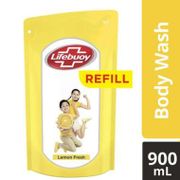 LIfebuoy BodyWash Lemon Fresh 900ml / Sabun Cair Lifeboy Kuning 900 ml