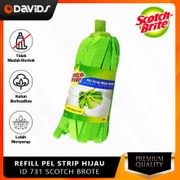Refill Kain Pel Pelan Pengepel Lantai Scotch Brite Strip Hijau ID731
