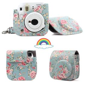 Tas Casing Kamera Mini Fujifilm Instax Sampul Kulit PU dengan Tali Bahu untuk Instax Mini 9 Mini 8 Mini 8 + Kamera Film Instan