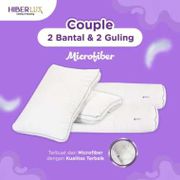 Bantal Guling Tidur Set Couple Premium Microfiber Bulu Angsa Sintetis ORIGINAL 100 %
