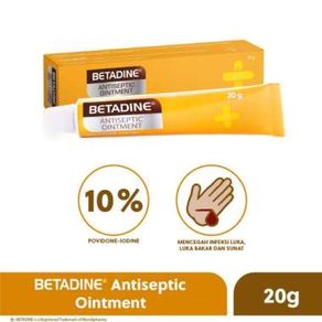 BETADINE Antiseptic Ointment 20g | Salep Antiseptik Luka 20gr 20 g gr