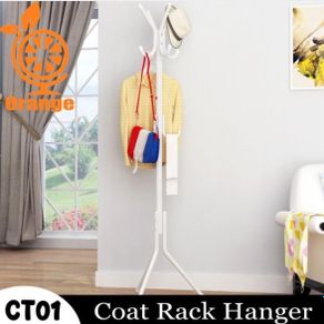 cod stand hanger gantungan baju coat gantungan tas topi baju serbaguna - putih